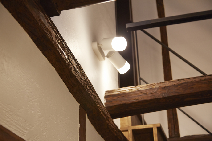 丸太梁吹き抜け